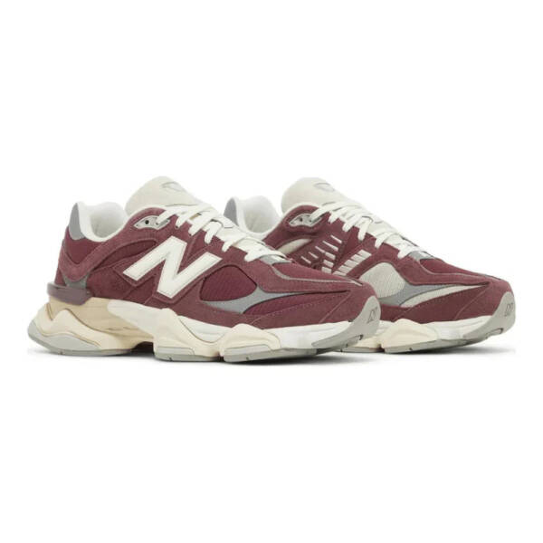 New Balance 9060 Washed Burgundy - Imagem 5