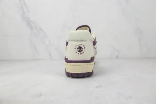 New Balance 550 Sea Salt Burgundy - Imagem 4
