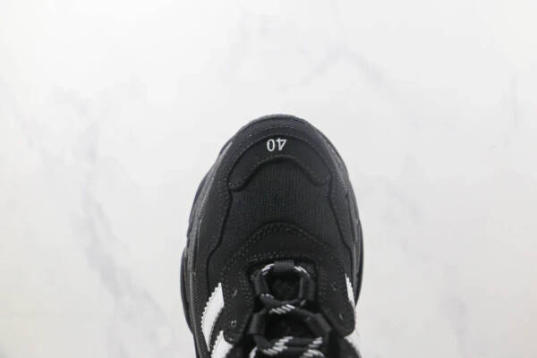Balenciaga X Adidas Black White - Imagem 3