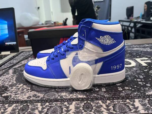 Nike Air Jordan 1 Retro Storm Blue - Imagem 6