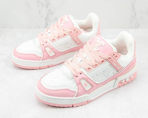 Louis Vuitton Trainer Pink Rose - Imagem 2