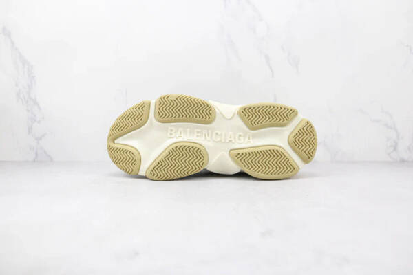 Gucci X Balenciaga The Hacker Project Triple S Beige Green Yellow - Imagem 5