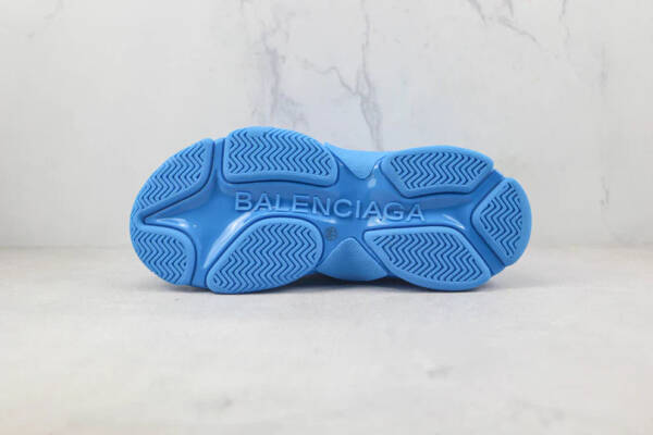 Balenciaga X Adidas Triple S Blue White - Imagem 6