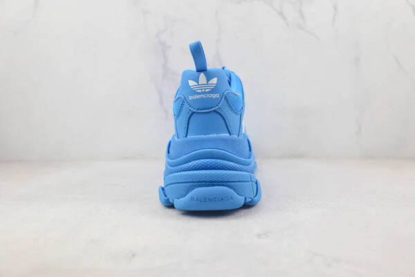 Balenciaga X Adidas Triple S Blue White - Imagem 5