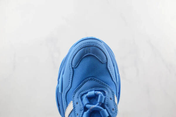 Balenciaga X Adidas Triple S Blue White - Imagem 3