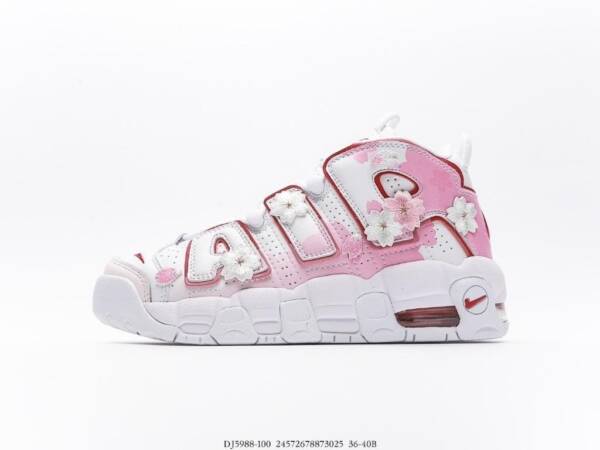 Tênis Nike Air More Air More Uptempo'96 GS 'White Cherry blossoms' - Imagem 3